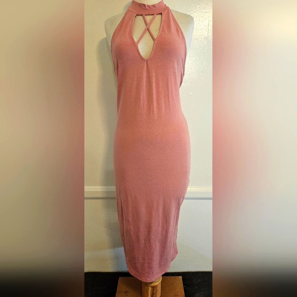 New Rayon spandex jersey stretch dress